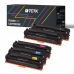 Multipack (5) Tonery CMYK (Azurová Purpurová Žlutá Černá) Kompatibilní s Canon i, LBP HP LaserJet Pro - Nahrazuje 131A (CF211A) / CRG-731 (6271B002)